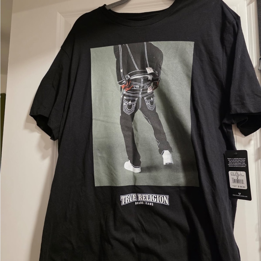 True Religion Jet Black Relaxed Tee